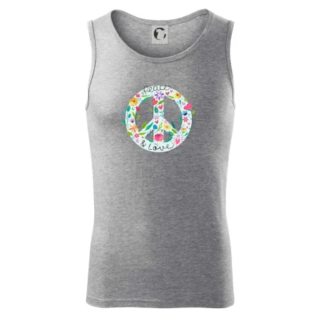 Peace and love symbol