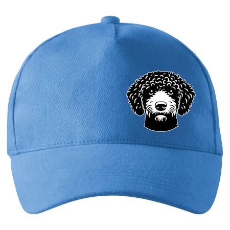 Lagotto romagnolo hlava na prsu