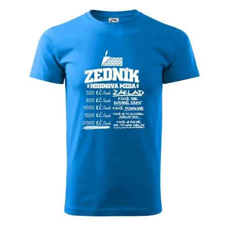 Hodinová mzda zedník