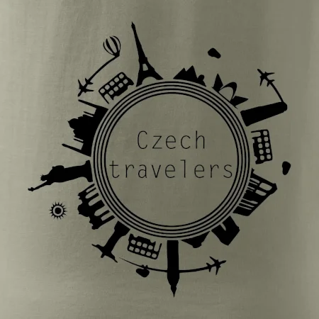 Czech Travelers jednobarevný