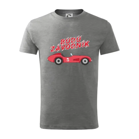 Budu závodník červené staré auto