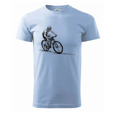 MTB kreslený cyklista