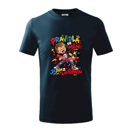 Pravidla se mění listopadový rebel s rozlomenou pastelkou