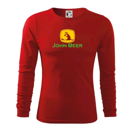 John Beer jelen s pivem