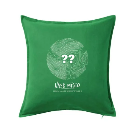 Vaše místo - vrstevnice v kruhu