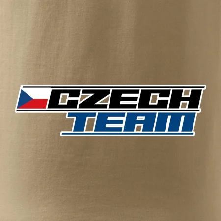 Czech team s vlajkou - Mistrovství světa v ledním hokeji 2026