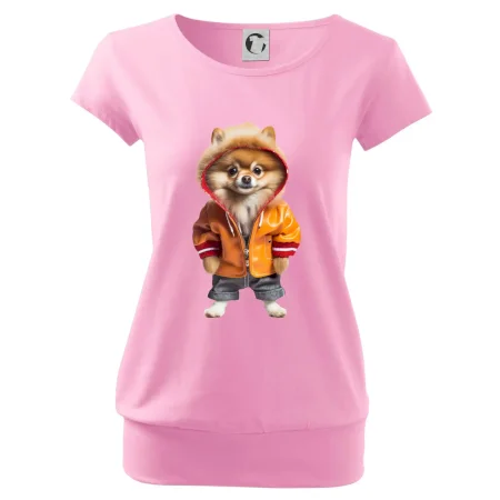 Pomeranian v bundě