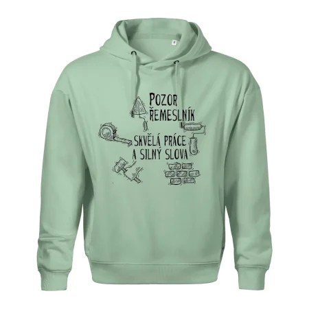 Pozor řemeslník skvělá práce silný slova