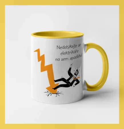 Nedotýkejte se elektrikáře na zem spadlého
