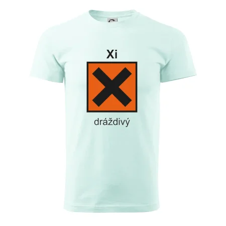 Xi Dráždivý - Výstražná tabulka na tričku