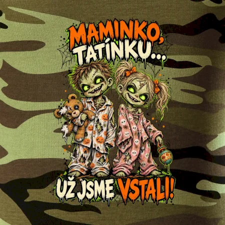 Zombie děti maminko tatínku už jsme vstali