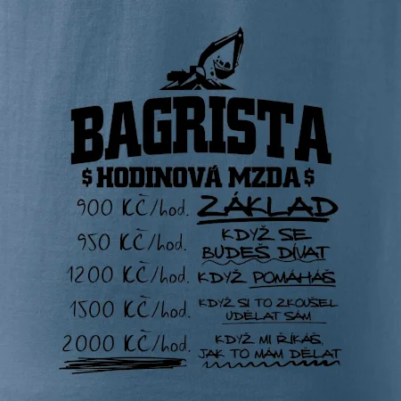 Hodinová mzda bagrista
