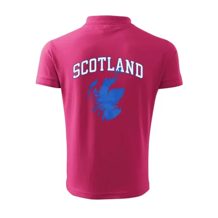 Scotland nápis s mapou