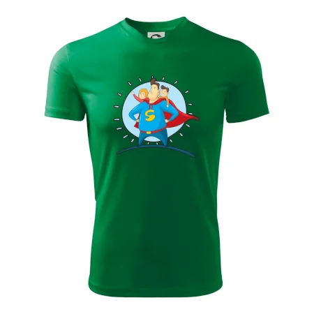 Táta superman - holka a kluk