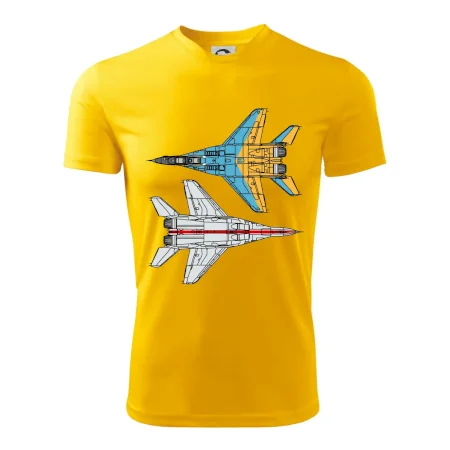 Mig 29 Fulcrum ze spoda a ze zhora