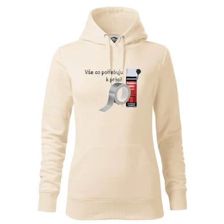 Pěna  a páska - vše co potřebuji k práci