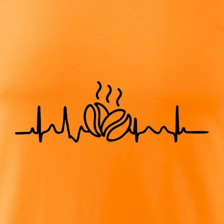 EKG zrna kávy