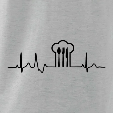 EKG kuchař čepice a příbory