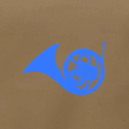 Blue French Horn