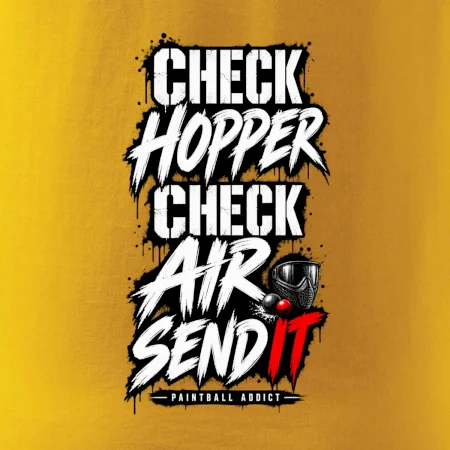 Kontrola zásobníku check hopper air paintball