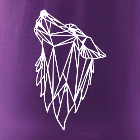Geometrie - vlk - vyjící