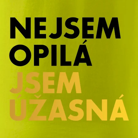 Nejsem opilý jsem úžasná