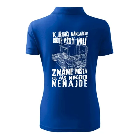 K řidiči náklaďáku buďte vždy milý