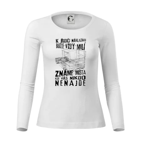 K řidiči náklaďáku buďte vždy milý