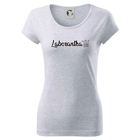 Laborantka a zkumavky