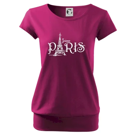 Paris nápis Eiffelovka rovný