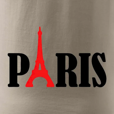 Paris nápis Eiffelova věž