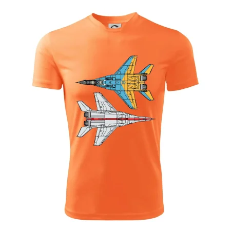 Mig 29 Fulcrum ze spoda a ze zhora