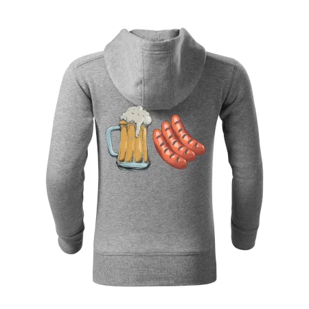 Pivo a klobása