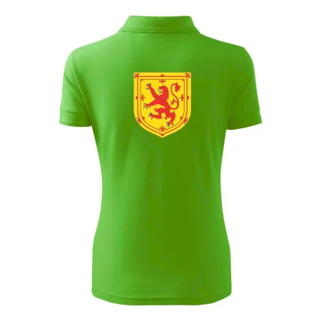 Skotský lev na hrudi