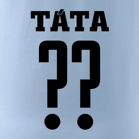 Táta - dres se jménem a číslem
