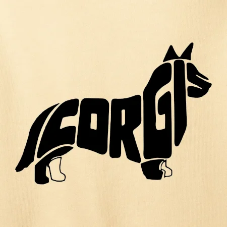 Corgi - nápis v těle