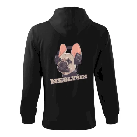 Francouzský buldoček neslyším