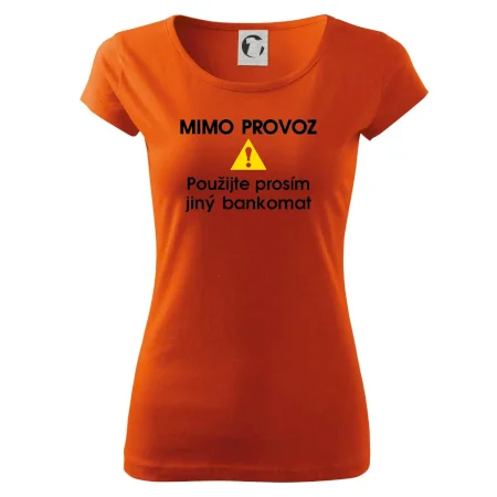Mimo provoz - použijte jiný bankomat
