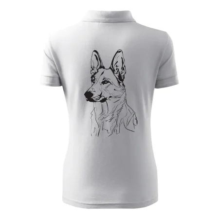 Německý ovčák černá kresba