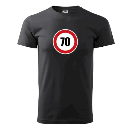 Dopravní značka - omezení rychlosti 70