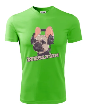 Francouzský buldoček neslyším