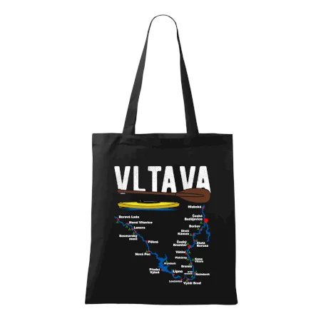 Mapa řeky Vltavy