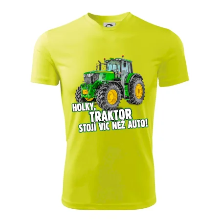 Holky, traktor stojí víc než auto