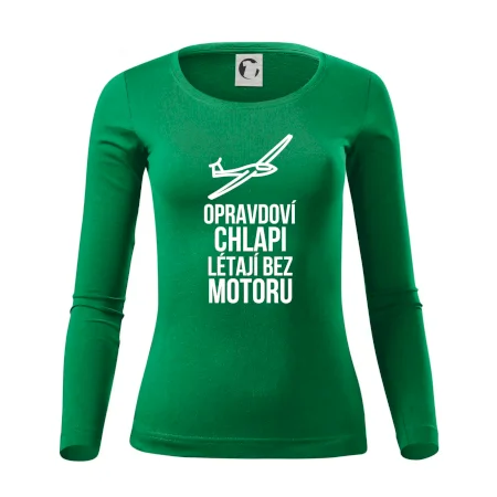 Opravdovi chlapi létají bez motoru