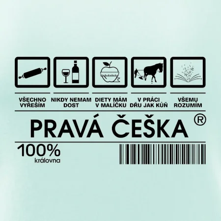 Čárový kód  - Pravá Češka