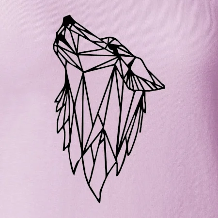 Geometrie - vlk - vyjící
