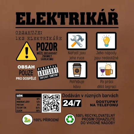 Profese - informace o produktu - elektrikář