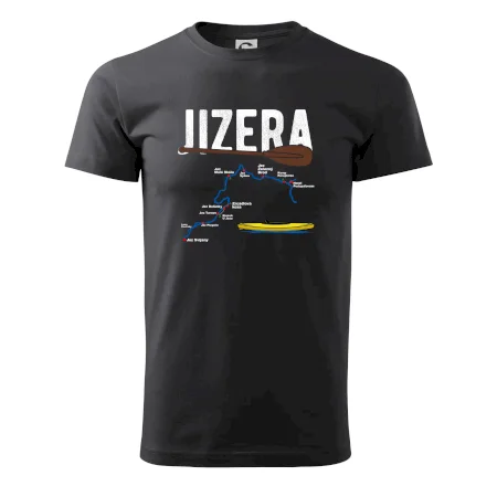 Mapa řeky Jizery