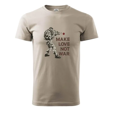 Růže ve zbrani, make love not war