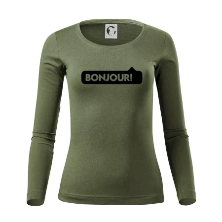 Nápis Bonjour